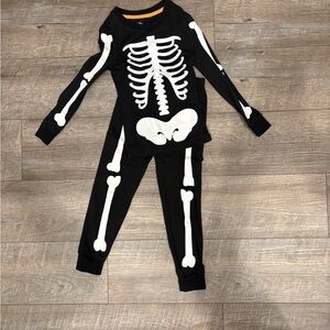 Black Skeleton Set costume size 6